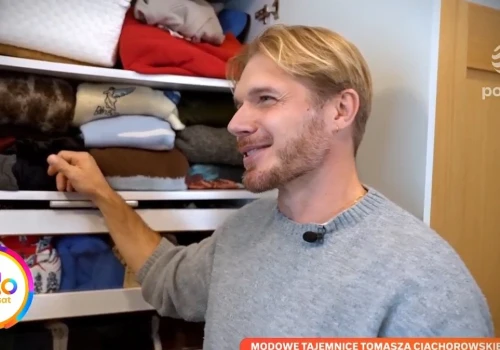 Nie tylko eleganckie stylizacje. Ciachorowski pokazał swoją prywatną szafę