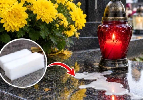 Wszyscy szorują pomniki godzinami, a ja przetarłam je tym. Nagrobek jak nowy w 3 minuty