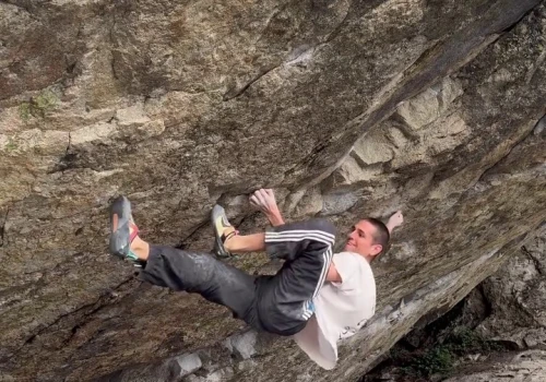 Piotr Schab z „Ultimatorem” 8C, najtrudniejszym słowackim boulderem