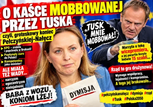 O KAŚCE MOBBOWANEJ PRZEZ TUSKA czyli, groteskowy koniec Pełczyńskiej-Nałęcz