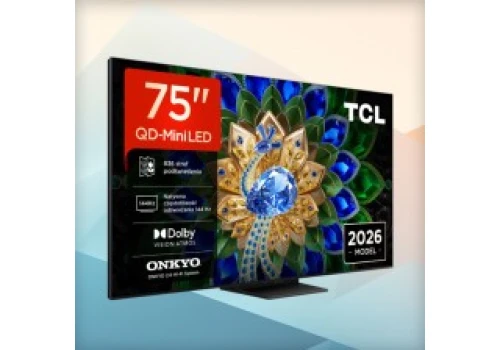 75-calowy telewizor TCL QD-Mini LED 4K 144 Hz za 4929,99 zł (możliwe 4601 zł) w Media Expert