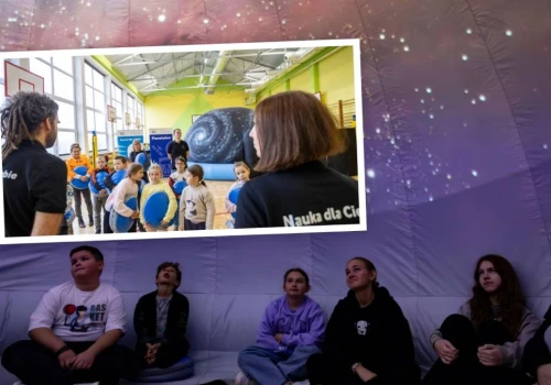 Poczuj się jak astronom. Mobilne planetarium Kopernika w Żywocicach