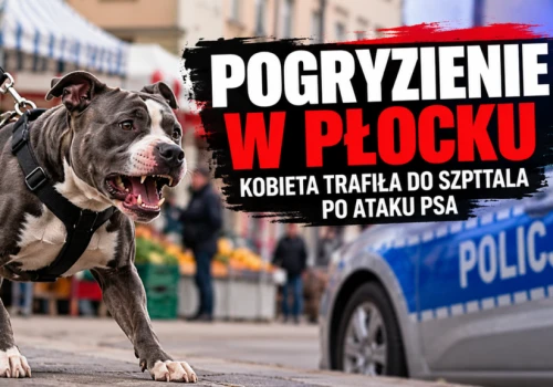 Groźne pogryzienie w Płocku. Kobieta trafiła do szpitala po ataku psa
