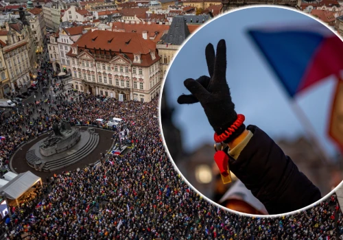 Wielka manifestacja w Czechach. Dziesiątki tysięcy ludzi wyszło na ulice