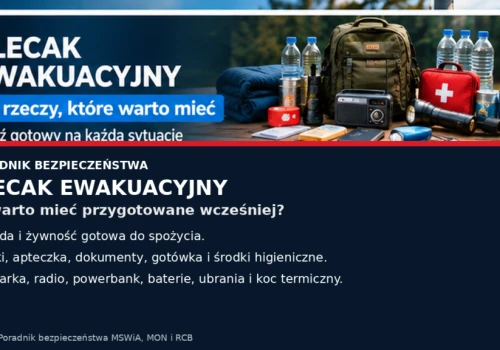 Plecak ewakuacyjny. Co powinno się w nim znaleźć i dlaczego warto przygotować go wcześniej?