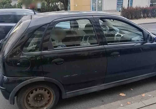 Zostawiła 6-latka w samochodzie i poszła na zakupy. Strażnicy miejscy poczekali na matkę