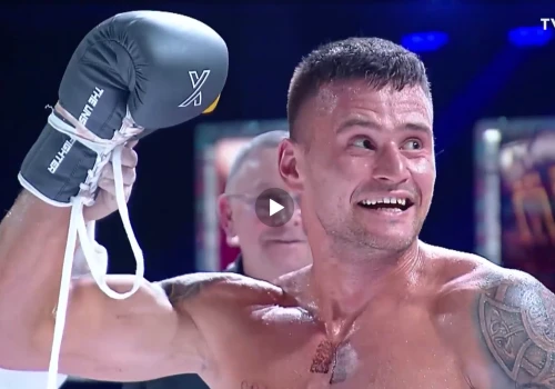 Heroiczny bój. Pięściarz Respectu Świdnica wygrywa zawodową walkę, boksując w końcówce jedną ręką!