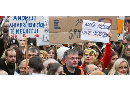 Tysiące Czechów na ulicach z powodu reformy mediów publicznych