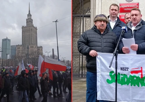 Pikieta rolników w Warszawie. Sprzeciw wobec podwyżki podatku cukrowego może być początkiem większych protestów