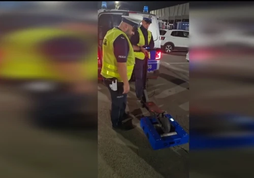 Prawie 50 km/h na hulajnodze! Policja użyła hamowni, sypią się wnioski do sądu