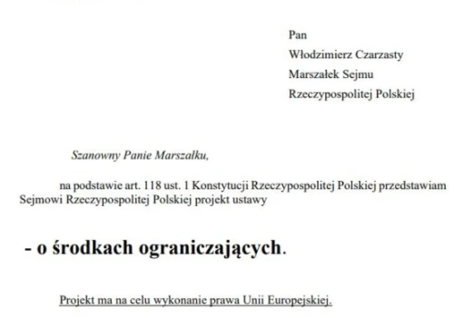 Jak faszyści Tuska uchwalą ustawę z druku 3003 to będę siedzieć!