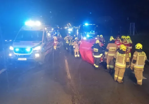 Tragedia na trasie Olsztyn-Dobre Miasto. Nie żyje jedna osoba