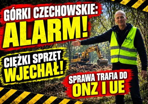 Górki Czechowskie: ciężki sprzęt na terenie dawnego poligonu, sprawa w ONZ i Parlamencie Europejskim