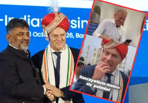 Donald Tusk śmieje się z Tuska tańczącego w turbanie! Premier wprost o wizycie w Ind…