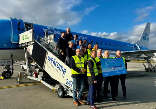 KLM uruchamia trzeci codzienny lot z Poznania do Amsterdamu