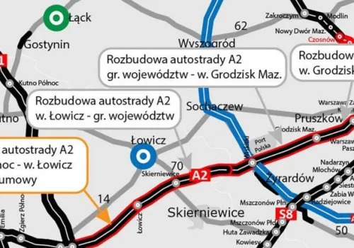 92 km A2 do przebudowy. Roboty ruszą w listopadzie, będzie odcinkowy pomiar prędkości