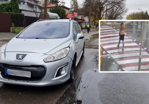 Kierowca nawet nie zwolnił, pieszej nie udało się uciec. Wypadek nagrała kamera