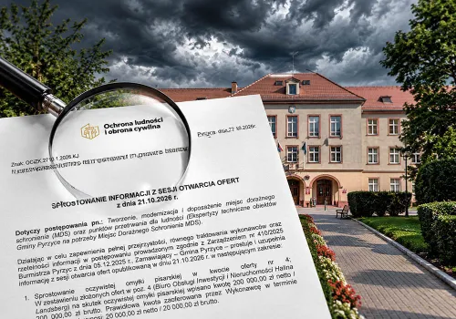 Zamieszanie w pyrzyckim urzędzie. Zgubili oferty z przetargu i „dopisali” firmie 180 tysięcy złotych!