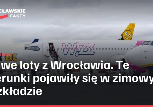 Nowe loty z Wrocławia. Te kierunki pojawiły się w zimowym rozkładzie