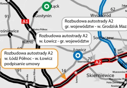 Rozbudowa A2 Łódź – Warszawa. Komplet umów, prace od listopada, koniec w 2028