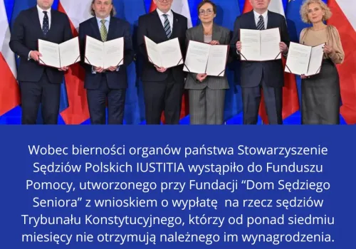 Wniosek do Funduszu Pomocy przy Fundacji “Dom Sędziego Seniora”