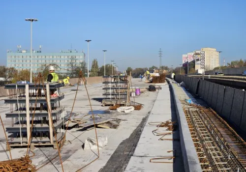 Remont estakady przy Włókniarzy w Łodzi. Prace wyprzedzają harmonogram