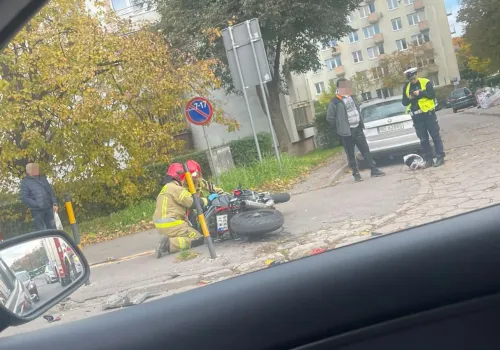 Potrącenie dziecka i kolizja z motocyklistą. Niebezpieczne dni na olsztyńskich ulicach