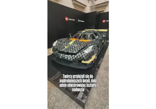 Koenigsegg z klocków LEGO w Warszawie. Oto, jak wygląda z bliska