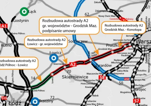 A2 z kompletem umów. Budimex poszerzy ostatni, najdłuższy odcinek