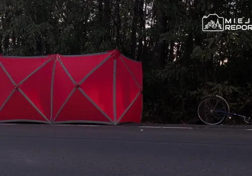 Śmiertelny wypadek na DW719. Kierowca Dacii potrącił rowerzystę