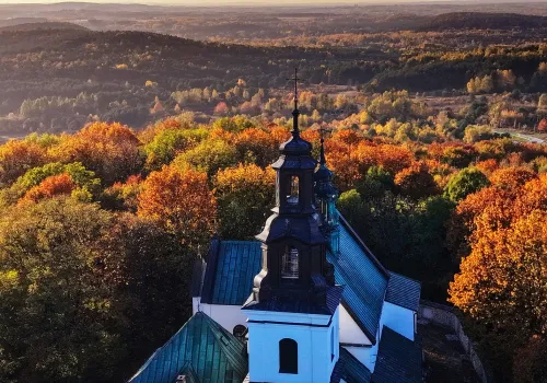 Kielce. Jesień nad miastem