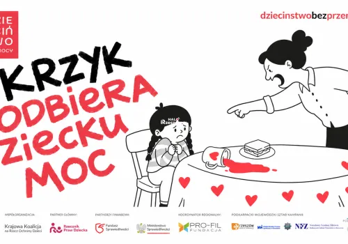 Krzyk i poniżanie też krzywdzą. Podkarpacie w kampanii „Dzieciństwo bez Przemocy”