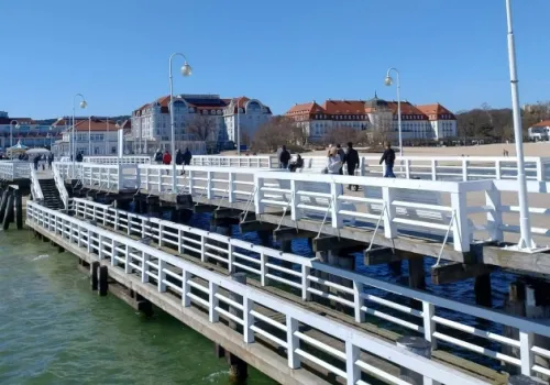 Sopot przygotowuje molo na zimowe sztormy