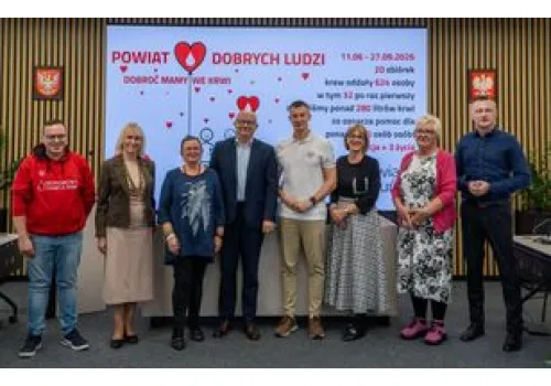 Ponad 280 litrów krwi od mieszkańców powiatu toruńskiego oznacza pomoc dla 1800 pacjentów