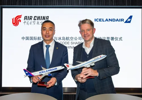 Icelandair i Air China nawiązały współpracę codeshare
