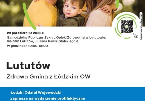 Lututów Zdrowa Gmina – jutro spotkanie profilaktyczne