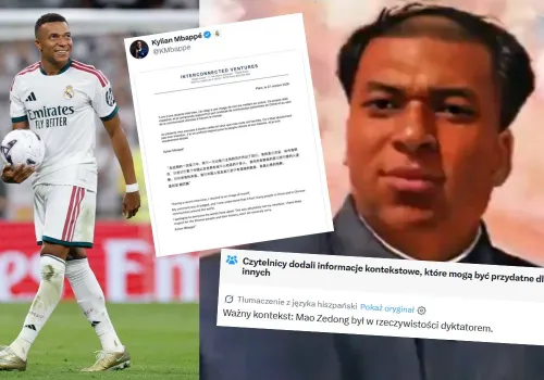 Kylian Mbappé przeprosił za mówienie o "chińskim dyktatorze", groziła mu utrata sponsorów