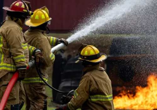Pożar niebezpiecznego ładunku na torach. Akcja chemiczna w Łódzkiem