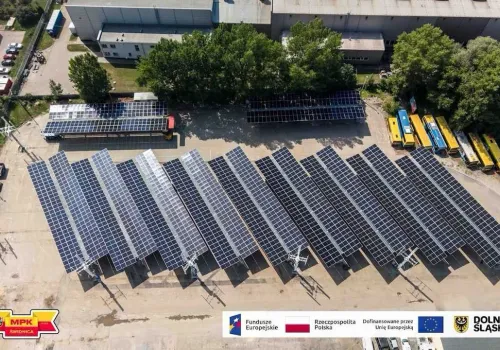 MPK Świdnica uruchomiło własną elektrownię. Autobusy pojadą na prąd ze słońca i wiatru