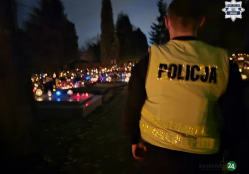 Wszystkich Świętych 2026 w powiecie cieszyńskim – większy ruch, zmiany na drogach i wzmożone działania policjantów