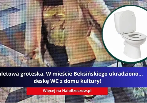 Toaletowa groteska. W mieście Beksińskiego ukradziono... deskę WC z domu kultury!