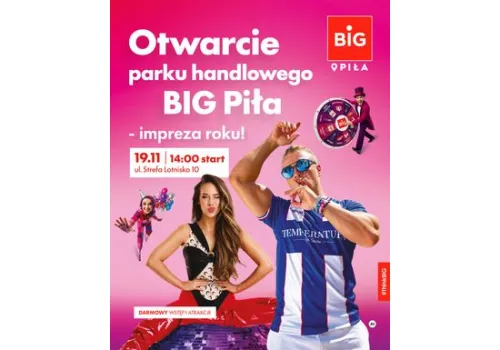Blanka i Skolim wystąpią w Pile! Wielkie otwarcie BIG Piła już 19 listopada