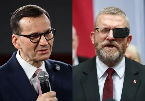 Morawiecki uderza w Brauna i odcina się od paktu senackiego. „O to dokładnie chodzi Tuskowi”