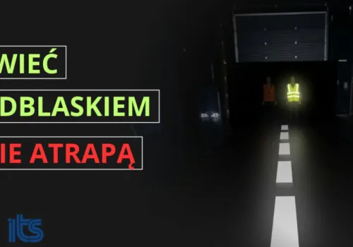 Kolorowa opaska nie zawsze chroni pieszego. Policja ostrzega