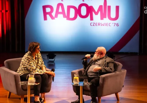 Jerzy Bralczyk w ogniu pytań Anny Spólnej. Radomskie rozmowy o języku polityki