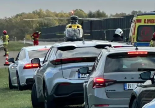 Siedem kolizji na S2. Utworzył się duży korek