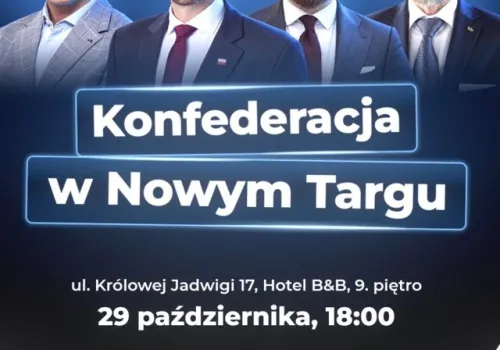 Spotkanie w Nowym Targu, czwartek 29 października g. 18.00