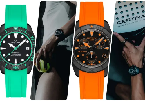 Certina DS Action Diver 38 mm oraz DS Action Chrono. Czysta pasja i energia w kolorach