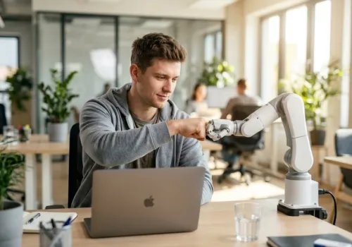 AI zabiera pracę juniorom? Najnowsze dane Eurofound przeczą tej tezie