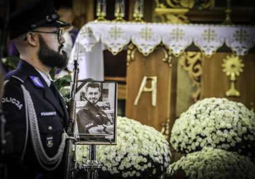 Będziemy o Tobie pamiętać. Ostatnie pożegnanie naszego Kolegi